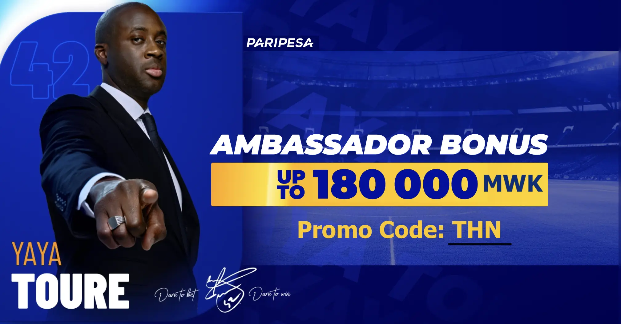 Paripesa Malawi Sign Up bonus